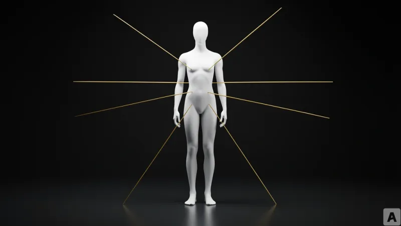 The 0.3cm Height Error That Defines This 85KB MLP 3D Body Model