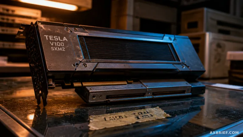 200파운드로 VRAM 32GB 확보 — Tesla V100 중고 조합의 실효성